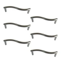 Chrome Effect Cabinet Pull Handle