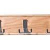 Chrome Effect Oak Raised Edge 3 Hook Rail, (L)420mm (H)15mm -WoodDepot Shop chrome effect oak raised edge 3 hook rail l 420mm h 15mm05250486 02c bq