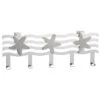 Chrome Effect Starfish 5 Hook Rail, (L)350mm -WoodDepot Shop chrome effect starfish 5 hook rail l 350mm05255092 03c