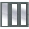 Clear Glazed Grey UPVC External French Door Set, (H)2090mm (W)2090mm -WoodDepot Shop clear glazed grey upvc external french door set h 2090mm w 2090mm5056118701716 36c