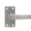Colours Abla Silver Effect Aluminium Straight Latch Door Handle (L)109mm -WoodDepot Shop colours abla silver effect aluminium straight latch door handle l 109mm3663602833086 01bq