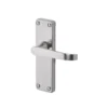 Colours Arsk Satin Nickel Effect Steel Straight Latch Door Handle (L)101mm