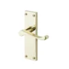 Colours Nehou Polished Brass Effect Zamak Scroll Latch Door Handle (L)96mm -WoodDepot Shop colours nehou polished brass effect zamak scroll latch door handle l 96mm3663602831174 01bq