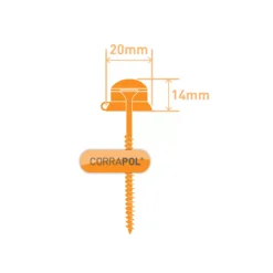 Corrapol PZ Clear Polycarbonate (PC) & Steel Roofing Screw (Dia)60mm (L)60mm, Pack Of 50 -WoodDepot Shop corrapol pz clear polycarbonate pc steel roofing screw dia 60mm l 60mm pack of 505060521031070 01t bq