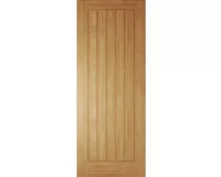 Cottage White Oak Veneer Internal Fire Door, (H)1981mm (W)838mm (T)44mm