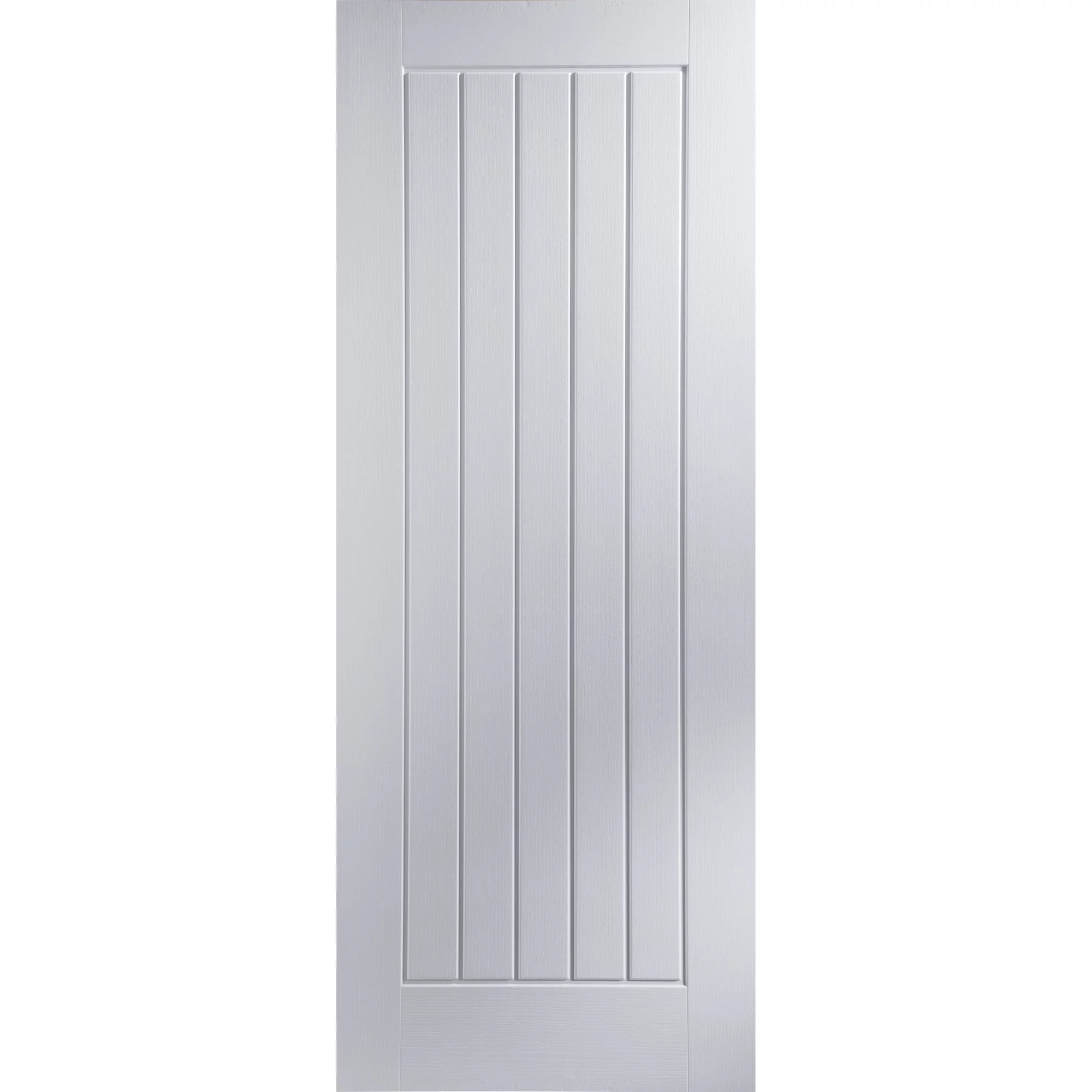 Cottage White Woodgrain Effect Internal Door, (H)2040mm (W)726mm (T)40mm 3 Cottage White Woodgrain Effect Internal Door, (H)2040mm (W)726mm (T)40mm