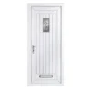 Diamond Bevel Frosted Glazed Cottage White Right-hand External Front Door Set, (H)2055mm (W)840mm -WoodDepot Shop diamond bevel frosted glazed cottage white right hand external front door set h 2055mm w 840mm5059340254845 02c