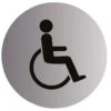 Disabled Stainless Steel Advisory Sign