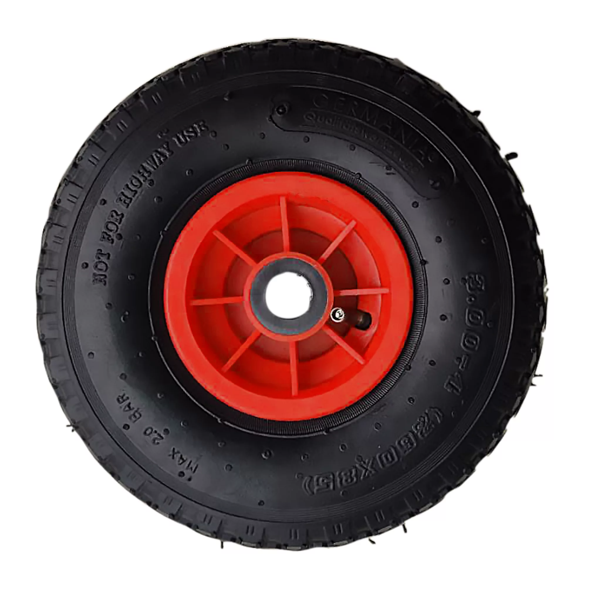 Fixed Rubber Wheel, (Dia)254mm 4 Fixed Rubber Wheel, (Dia)254mm - Image 2