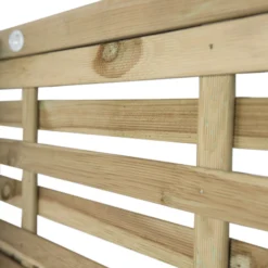 Forest Garden Contemporary Slatted Pressure Treated 4ft Wooden Fence Panel (W)1.8m (H)1.2m, Pack Of 5 -WoodDepot Shop forest garden contemporary slatted pressure treated 4ft wooden fence panel w 1 8m h 1 2m pack of 55013053153468 04c bq