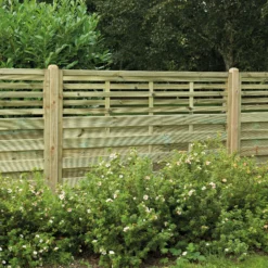 Forest Garden Contemporary Slatted Pressure Treated 4ft Wooden Fence Panel (W)1.8m (H)1.2m, Pack Of 5 -WoodDepot Shop forest garden contemporary slatted pressure treated 4ft wooden fence panel w 1 8m h 1 2m pack of 55013053153468 05i bq