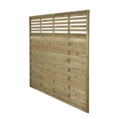 Forest Garden Contemporary Slatted Pressure Treated Wooden Fence Panel (W)1.8m (H)1.8m, Pack Of 5 11 Forest Garden Contemporary Slatted Pressure Treated Wooden Fence Panel (W)1.8m (H)1.8m, Pack Of 5 -WoodDepot Shop forest garden contemporary slatted pressure treated wooden fence panel w 1 8m h 1 8m pack of 55013053148952 03c bq