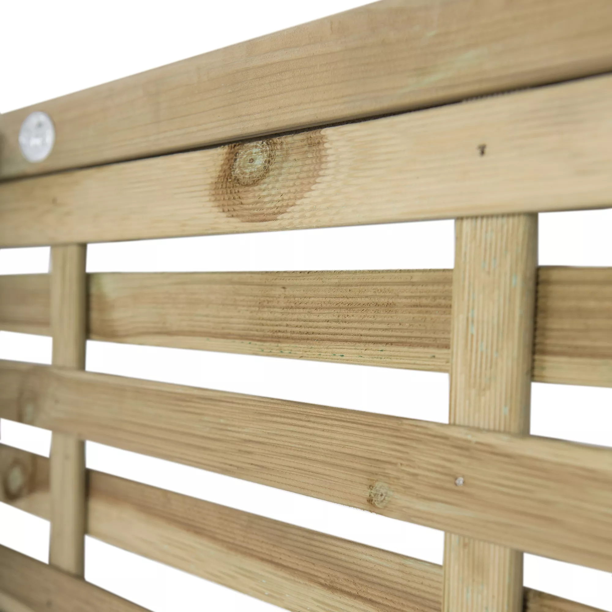 Forest Garden Kyoto Contemporary Slatted Pressure Treated 5ft Wooden Decorative Fence Panel (W)1.8m (H)1.5m, Pack Of 4 7 Forest Garden Kyoto Contemporary Slatted Pressure Treated 5ft Wooden Decorative Fence Panel (W)1.8m (H)1.5m, Pack Of 4 - Image 5