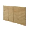 Forest Garden Premier Lap Pressure Treated 4ft Wooden Fence Panel (W)1.83m (H)1.22m, Pack Of 4 -WoodDepot Shop forest garden premier lap pressure treated 4ft wooden fence panel w 1 83m h 1 22m pack of 45013053153185 01c BQ
