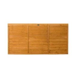 Forest Garden Straight Edge Lap Dip Treated 3ft Wooden Fence Panel (W)1.83m (H)0.91m