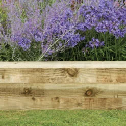 Forest Garden Timber Sleeper (W)200mm (L)2.4m, Pack Of 4 -WoodDepot Shop forest garden timber sleeper w 200mm l 2 4m pack of 45013053176481 01i bq