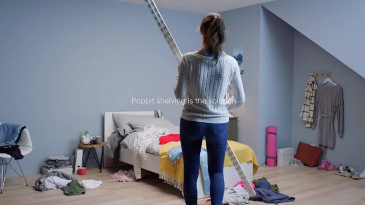 Form Twinny White Steel Shelf Support (L)2000mm, Pack Of 4 4 Form Twinny White Steel Shelf Support (L)2000mm, Pack Of 4 - Image 2