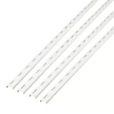 Form Twinny White Steel Shelf Support (L)2000mm, Pack Of 4 5 Form Twinny White Steel Shelf Support (L)2000mm, Pack Of 4 - Image 3