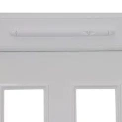 Fortia Chesil Frosted Glazed Anthracite Left-hand External Front Door Set, (H)2085mm (W)920mm -WoodDepot Shop fortia chesil frosted glazed anthracite left hand external front door set h 2085mm w 920mm5059340493800 36c