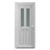Fortia Chesil Frosted Glazed White Left-hand External Front Door Set, (H)2085mm (W)920mm -WoodDepot Shop fortia chesil frosted glazed white left hand external front door set h 2085mm w 920mm5059340493701 02c