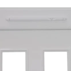 Fortia Chesil Frosted Glazed White Left-hand External Front Door Set, (H)2085mm (W)920mm -WoodDepot Shop fortia chesil frosted glazed white left hand external front door set h 2085mm w 920mm5059340493701 36c