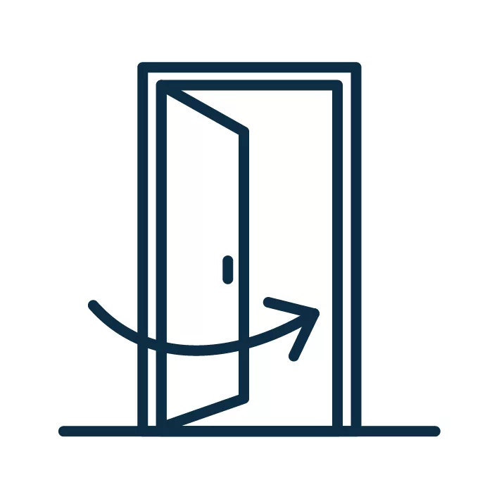 Fortia Lorne Clear Glazed Anthracite Left-hand External Front Door Set, (H)2085mm (W)920mm 12 Fortia Lorne Clear Glazed Anthracite Left-hand External Front Door Set, (H)2085mm (W)920mm - Image 10