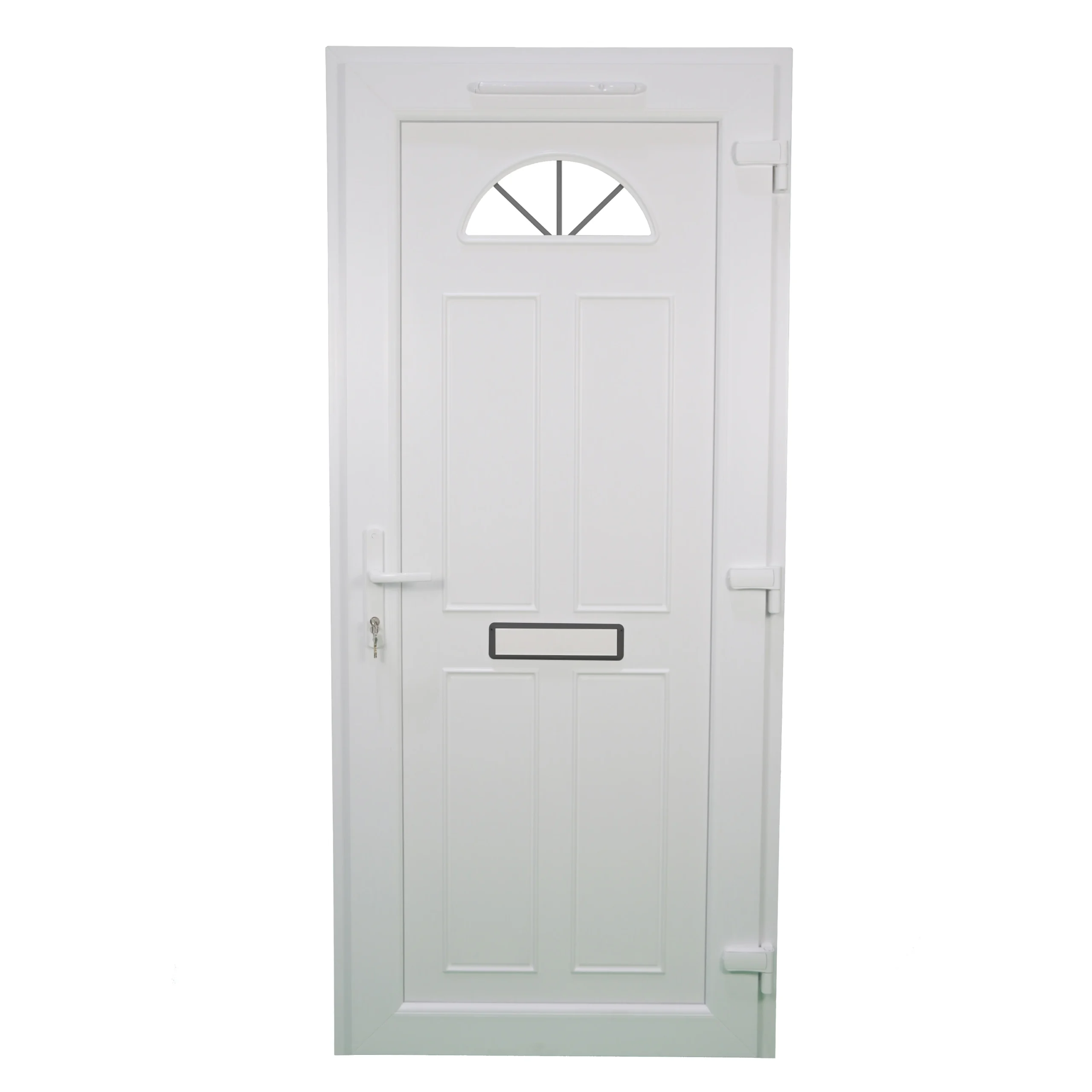 Fortia Lorne Clear Glazed Anthracite Left-hand External Front Door Set, (H)2085mm (W)920mm 5 Fortia Lorne Clear Glazed Anthracite Left-hand External Front Door Set, (H)2085mm (W)920mm - Image 3