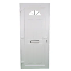 Fortia Lorne Clear Glazed Anthracite Right-hand External Front Door Set, (H)2085mm (W)920mm -WoodDepot Shop fortia lorne clear glazed anthracite right hand external front door set h 2085mm w 920mm5059340493732 04c