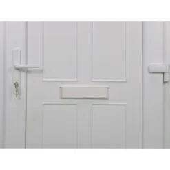Fortia Lorne Clear Glazed White Left-hand External Front Door Set, (H)2085mm (W)840mm 17 Fortia Lorne Clear Glazed White Left-hand External Front Door Set, (H)2085mm (W)840mm -WoodDepot Shop fortia lorne clear glazed white left hand external front door set h 2085mm w 840mm5059340493220 37c