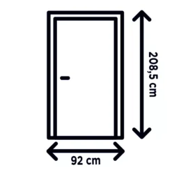 Fortia Lorne Clear Glazed White Right-hand External Front Door Set, (H)2085mm (W)920mm 20 Fortia Lorne Clear Glazed White Right-hand External Front Door Set, (H)2085mm (W)920mm -WoodDepot Shop fortia lorne clear glazed white right hand external front door set h 2085mm w 920mm5059340492773 02t