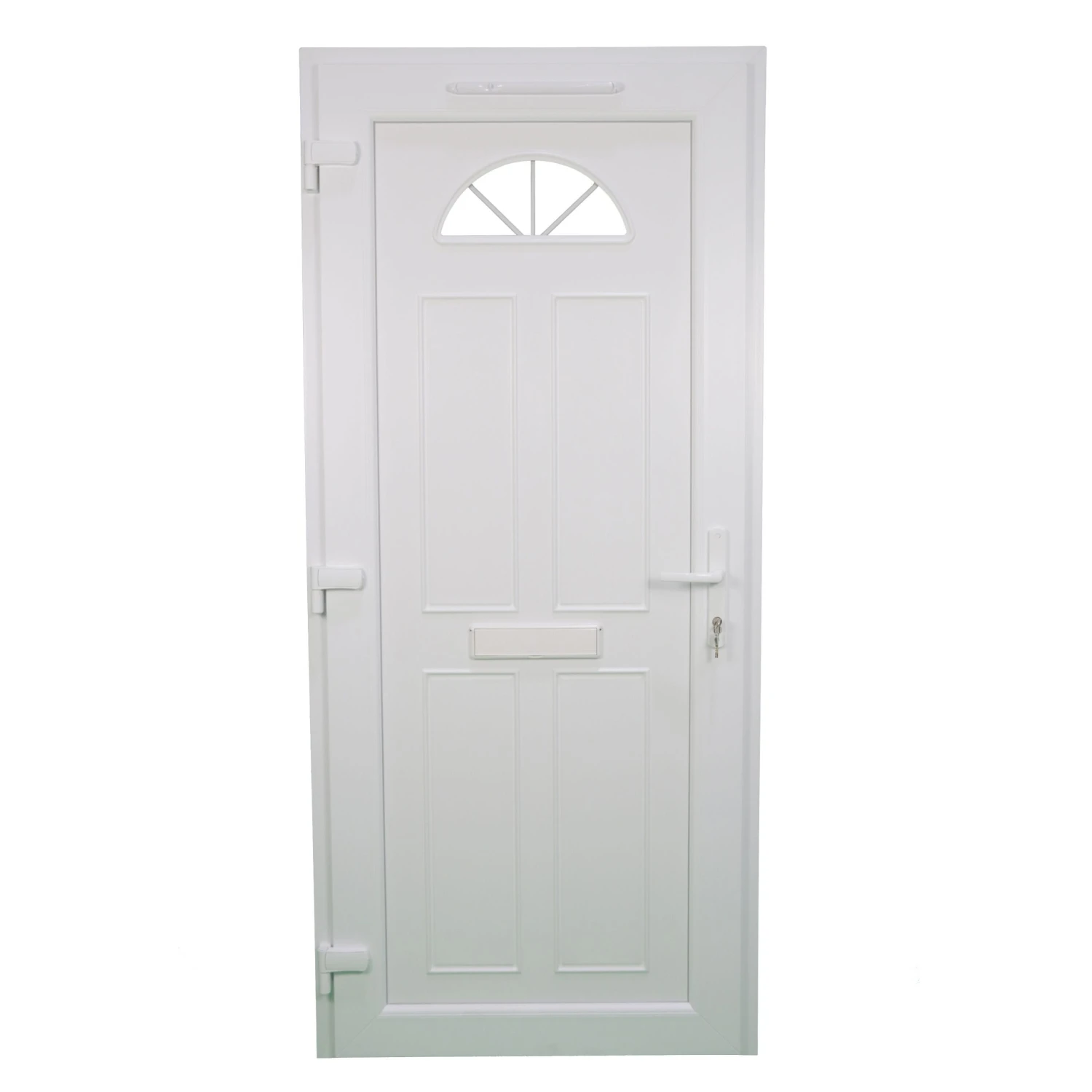 Fortia Lorne Clear Glazed White Right-hand External Front Door Set, (H)2085mm (W)920mm 4 Fortia Lorne Clear Glazed White Right-hand External Front Door Set, (H)2085mm (W)920mm - Image 2