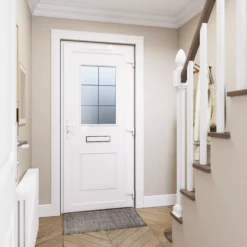 Fortia Mindil Clear Anthracite RH External Front Door Set, (H)2085mm (W)840mm -WoodDepot Shop fortia mindil clear anthracite rh external front door set h 2085mm w 840mm5059340493060 02i