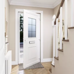 Fortia Mindil Clear Anthracite RH External Front Door Set, (H)2085mm (W)840mm -WoodDepot Shop fortia mindil clear anthracite rh external front door set h 2085mm w 840mm5059340493060 03i