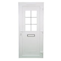 Fortia Mindil Clear Glazed Anthracite Left-hand External Front Door Set, (H)2085mm (W)920mm -WoodDepot Shop fortia mindil clear glazed anthracite left hand external front door set h 2085mm w 920mm5059340493060 04c