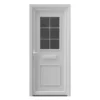 Fortia Mindil Clear Glazed White Right-hand External Front Door Set, (H)2085mm (W)840mm -WoodDepot Shop fortia mindil clear glazed white right hand external front door set h 2085mm w 840mm5059340493237 02c