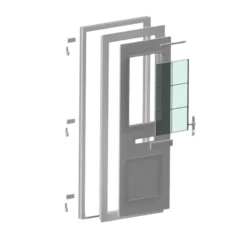 Fortia Mindil Clear Glazed White Right-hand External Front Door Set, (H)2085mm (W)840mm -WoodDepot Shop fortia mindil clear glazed white right hand external front door set h 2085mm w 840mm5059340493237 21c