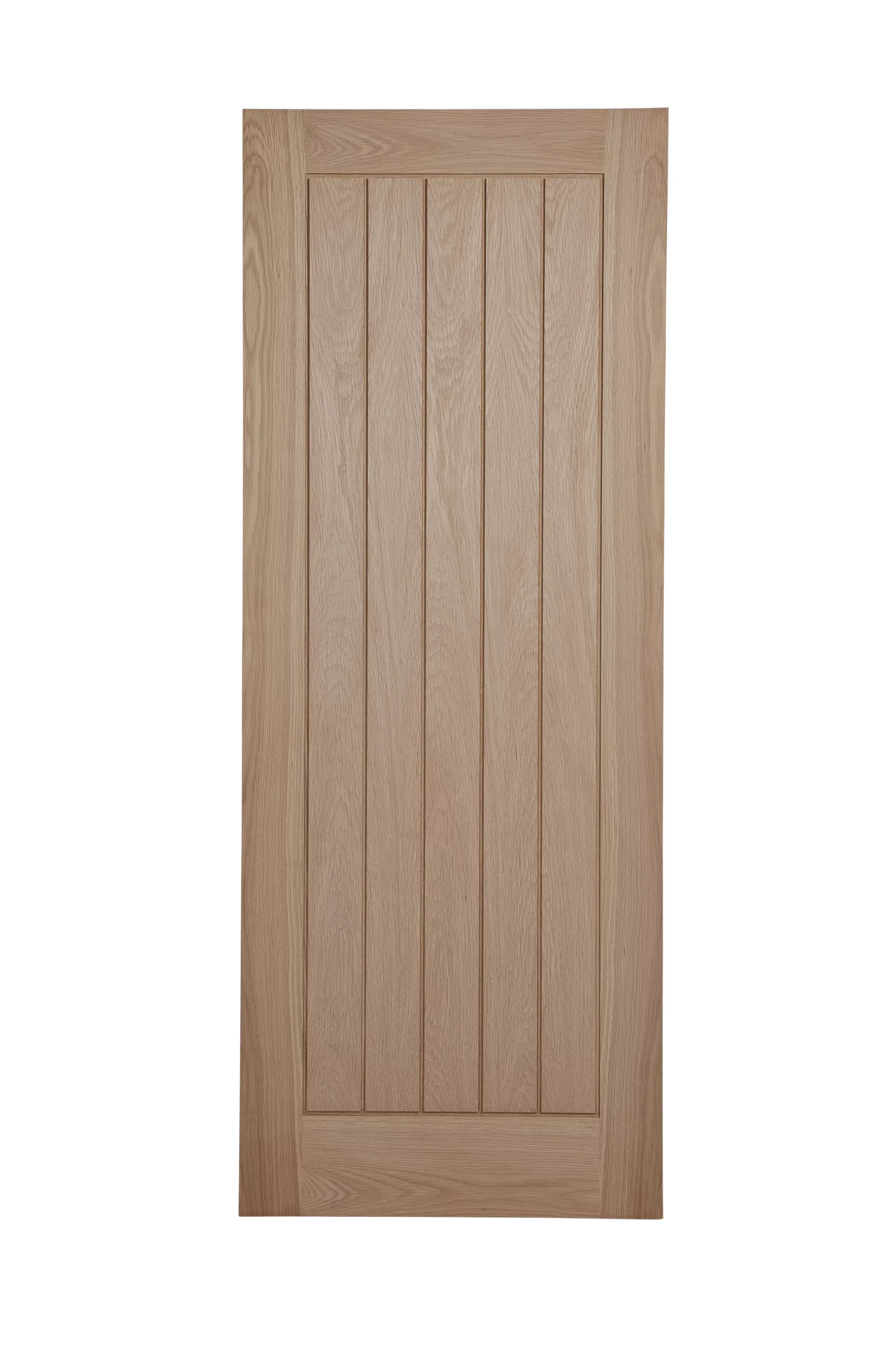 Fortia Unglazed Cottage Oak Veneer Internal Door, (H)1981mm (W)610mm (T)35mm