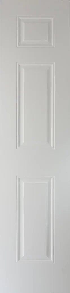 Freedom 3 Panel Patterned Unglazed White Internal Door, (H)1981mm (W)457mm (T)35mm