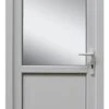 Frosted Glazed White Left-hand External Back Door Set, (H)2055mm (W)840mm -WoodDepot Shop frosted glazed white left hand external back door set h 2055mm w 840mm03160343 02c bq