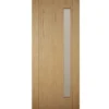 Frosted Glazed White Oak Veneer External Front Door, (H)1981mm (W)838mm -WoodDepot Shop frosted glazed white oak veneer external front door h 1981mm w 838mm5397007096828 01bq