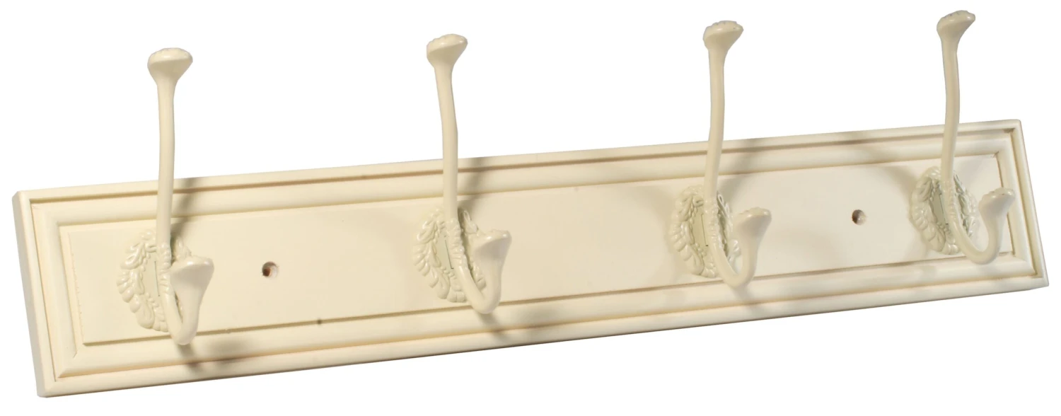 Galena Cream 4 Hook Rail, (L)685mm (H)20mm 4 Galena Cream 4 Hook Rail, (L)685mm (H)20mm - Image 2