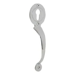 GateMate Euro Lock Chrome Gate Pull Handle (L)220mm