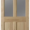 Geom 4 Panel Glazed Internal Door, (H)2032mm (W)813mm (T)35mm -WoodDepot Shop geom 4 panel glazed internal door h 2032mm w 813mm t 35mm5397007099881 02c BQ