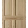Geom 4 Panel Internal Door, (H)2040mm (W)826mm (T)40mm