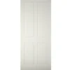 Geom 4 Panel White External Front Door, (H)1981mm (W)838mm -WoodDepot Shop geom 4 panel white external front door h 1981mm w 838mm5397007194456 01bq