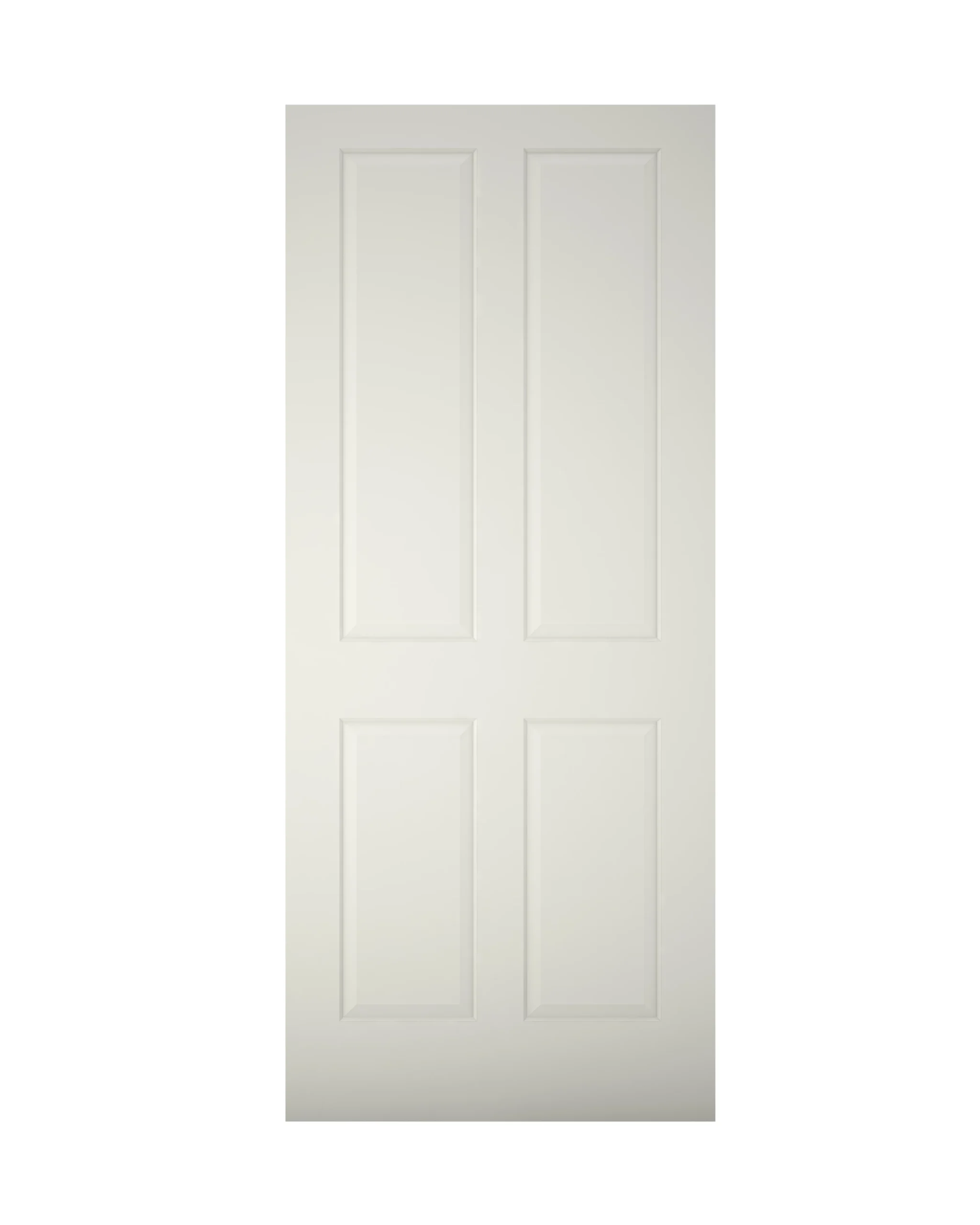 Geom 4 Panel White External Front Door, (H)1981mm (W)838mm 3 Geom 4 Panel White External Front Door, (H)1981mm (W)838mm