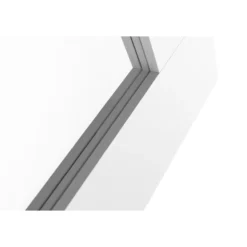 Geom 6 Lite Clear Glazed Shaker White Internal Door, (H)1981mm (W)762mm (T)35mm -WoodDepot Shop geom 6 lite clear glazed shaker white internal door h 1981mm w 762mm t 35mm5059340235707 07c BQ