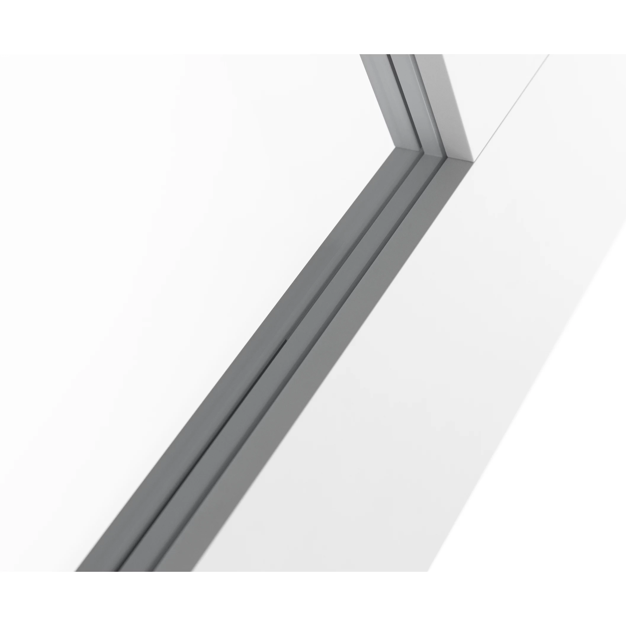 Geom 6 Lite Clear Glazed Shaker White Internal Door, (H)2040mm (W)826mm (T)40mm 5 Geom 6 Lite Clear Glazed Shaker White Internal Door, (H)2040mm (W)826mm (T)40mm - Image 3