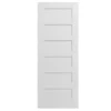 Geom 6 Panel Shaker White Internal Door, (H)1981mm (W)762mm (T)35mm -WoodDepot Shop geom 6 panel shaker white internal door h 1981mm w 762mm t 35mm5059340235660 01c BQ