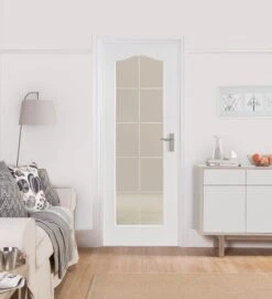 Geom Arched 10 Lite Glazed White Internal Door, (H)1981mm (W)762mm (T)35mm -WoodDepot Shop geom arched 10 lite glazed white internal door h 1981mm w 762mm t 35mm3663602075608 04bq